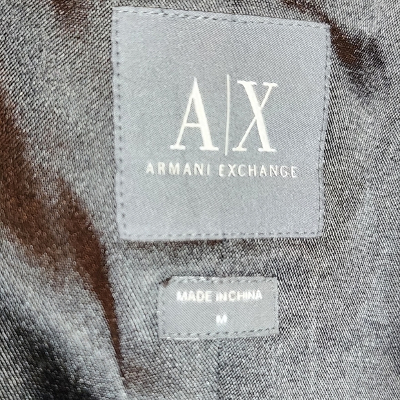 Armani Exchange wool blend gold metallic jacket - Picture 4 of 17